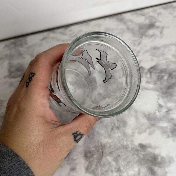 Welch’s Pteranodon Dinosaur Jelly Glass Vintage 4” Anchor Hocking - Picture 4 of 5